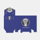 Lacrosse Team Blue Geschenkschachtel (Ungefaltet)