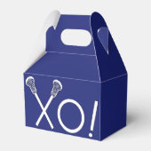 Lacrosse Team Blue Geschenkschachtel (Rückseite)