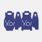 Lacrosse Team Blue Geschenkschachtel (Ungefaltet)
