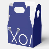 Lacrosse Team Blue Geschenkschachtel (Geöffnet)