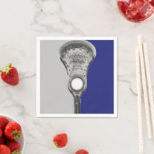 Lacrosse Team Blue Serviette (Beispiel)