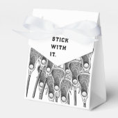 Lacrosse Team Favor Box Geschenkschachtel (Vorderseite)