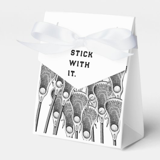 Lacrosse Team Favor Box Geschenkschachtel (Vorderseite)