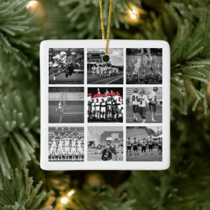 Lacrosse Team Foto Sports School Name Year Keramikornament