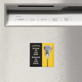 Lacrosse Team Funny Magnet (In Situ (Geschirrspüler))