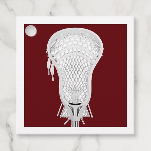 Lacrosse Team Geschenkanhänger (Vorderseite)