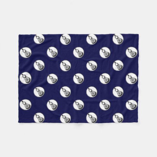 Lacrosse Team Geschenke Fleecedecke (Vorderseite (Horizontal))