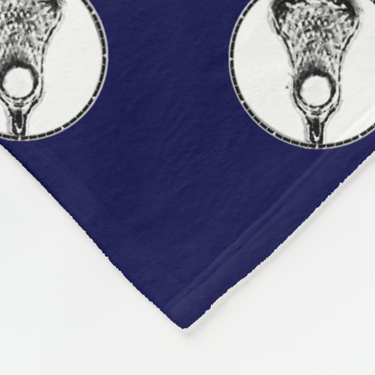 Lacrosse Team Geschenke Fleecedecke (Ecke)