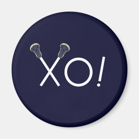 Lacrosse Team Geschenke Magnet (Vorne)