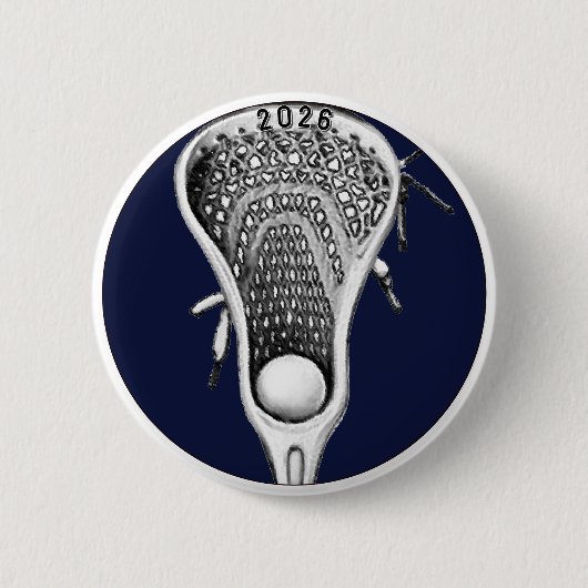 Lacrosse Team Gifts Button (Vorderseite)