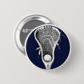 Lacrosse Team Gifts Button (Vorne & Hinten)