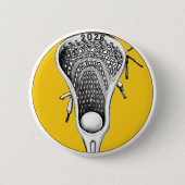 Lacrosse Team Gifts Button (Vorderseite)