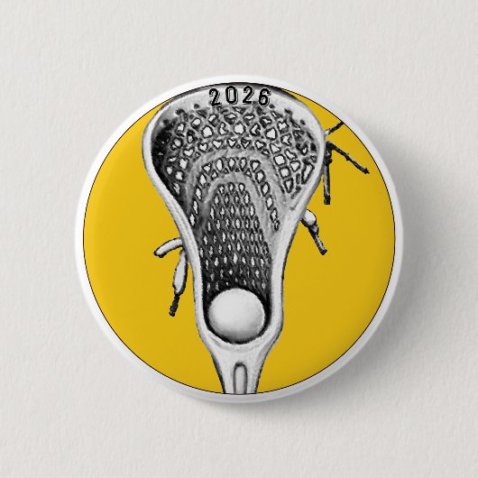 Lacrosse Team Gifts Button (Vorderseite)