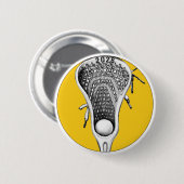 Lacrosse Team Gifts Button (Vorne & Hinten)