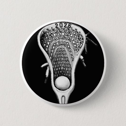Lacrosse Team Gifts Button (Vorderseite)