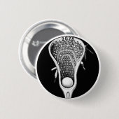 Lacrosse Team Gifts Button (Vorne & Hinten)