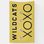 Lacrosse Team Gold Banner (Vertikal)