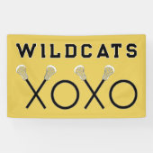Lacrosse Team Gold Banner (Horizontal)