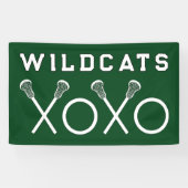 Lacrosse Team Green Banner (Horizontal)