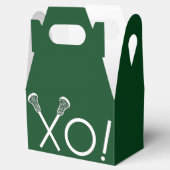 Lacrosse Team Green Geschenkschachtel (Geöffnet)
