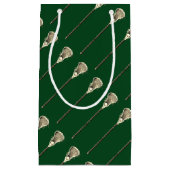 Lacrosse Team Green Kleine Geschenktüte (Vorderseite)