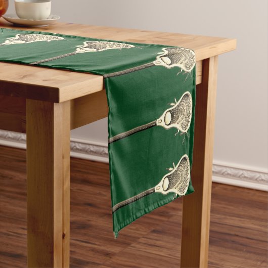 Lacrosse Team Green Kurz Table Runner Kurzer Tischläufer (Beispiel)