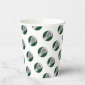 Lacrosse Team Green Pappbecher (Links)