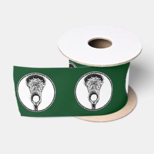 Lacrosse Team Green Satinband