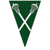 Lacrosse Team Green Wimpelkette (Dritte Fahne)