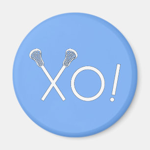 Lacrosse-Team Hellblau Magnet