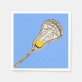 Lacrosse-Team Hellblau Serviette (Vorderseite)