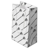 Lacrosse Team Kleine Geschenktüte (Rückseite Schrägansicht)