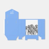 Lacrosse Team Light Blue Favor Box Geschenkschachtel (Ungefaltet)