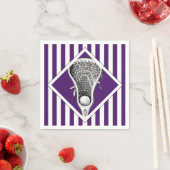 Lacrosse Team Lila Serviette (Beispiel)
