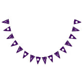 Lacrosse Team Lila Wimpelkette (Alle)