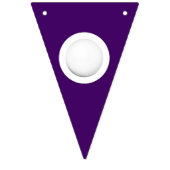 Lacrosse Team Lila Wimpelkette (Zweite Fahne)