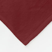 Lacrosse Team Maroon Fleecedecke (Ecke)