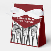 Lacrosse Team Maroon Geschenkschachtel (Vorderseite)