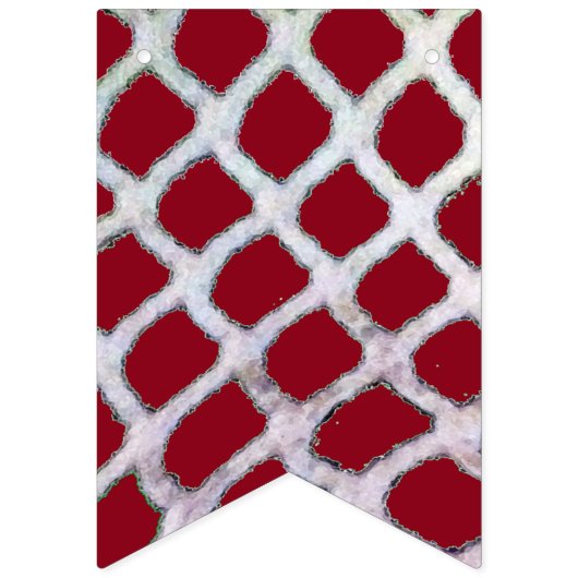 Lacrosse Team Maroon Wimpelkette (Dritte Fahne)