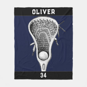 Lacrosse Team Navy Blue Fleecedecke