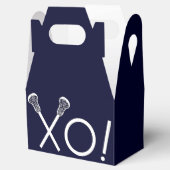 Lacrosse Team Navy Blue Geschenkschachtel (Geöffnet)
