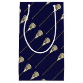 Lacrosse Team Navy Blue Kleine Geschenktüte (Vorderseite)