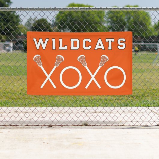 Lacrosse Team Orange Banner (Insitu)