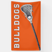Lacrosse Team Orange Banner (Vertikal)