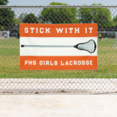 Lacrosse Team Orange Banner (Insitu)