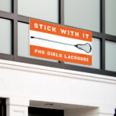 Lacrosse Team Orange Banner (Äußeres Gebäude)
