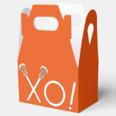 Lacrosse Team Orange Geschenkschachtel (Geöffnet)