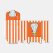 Lacrosse Team Orange Geschenkschachtel (Ungefaltet)