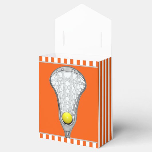 Lacrosse Team Orange Geschenkschachtel (Geöffnet)