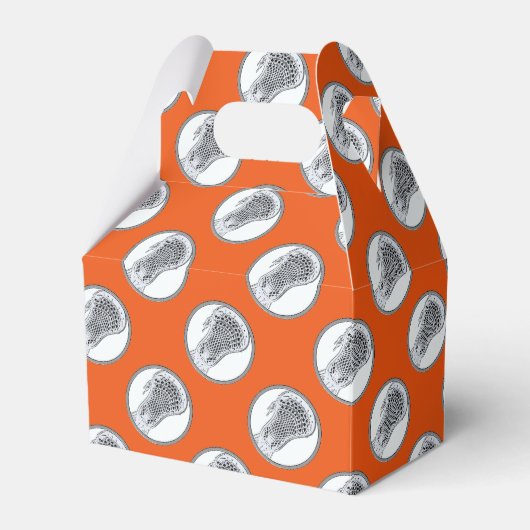 Lacrosse Team Orange Gevor Box Geschenkschachtel (Vorderseite)